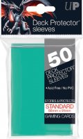 Sachet de 50 sleeves Aqua - Format US