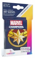 Marvel Champions : Sachet de 50 protge-cartes Captain Marvel 66 x 91 mm (Standard)