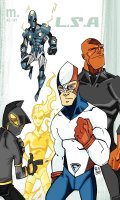 LSA (Ligue Super-heroique Anti-criminelle) - White cover